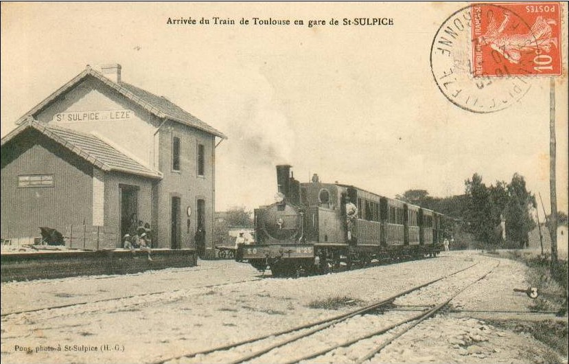 La gare de St Sulpice avant